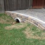 Driveway with Retaining Wall