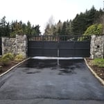 Custom driveway gate
