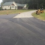 Asphalt to gravel transition