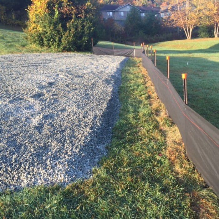 Erosion control during project