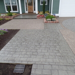 Stamped Concrete Driveway