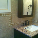 full bath 1 vanity and baksplash