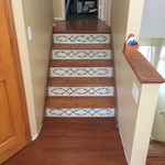 Hardwood on stairs