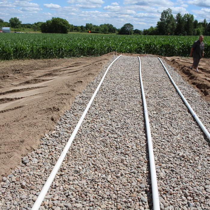 Septic system install
