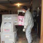 Loading insulation bale