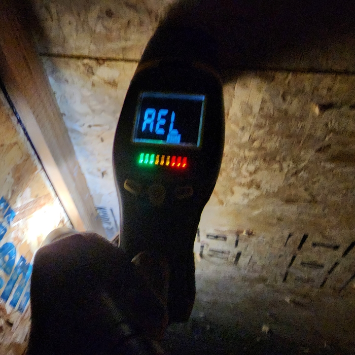 Subfloor under leak, completely soaked