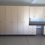 Maple Cabinet with Bamboo Countertop