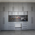 Custom Pewter Cabinets