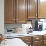 Cabinets wiped down with murphy oil soap