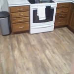 Floors moped with vinegar and water
