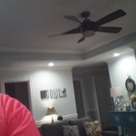 Ceiling fans dusted every time