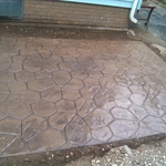stamped patio