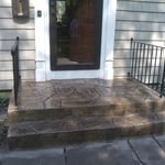 new steps and railings