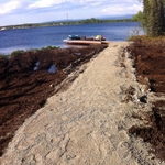 Finished walkway