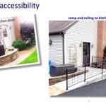 Concrete ramp and railing
