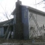 starting prep work caulking