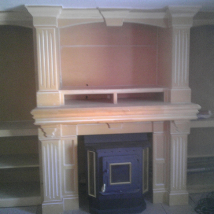 finished preping manul tear down and caulk putty