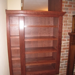 Custom cherry bookcase