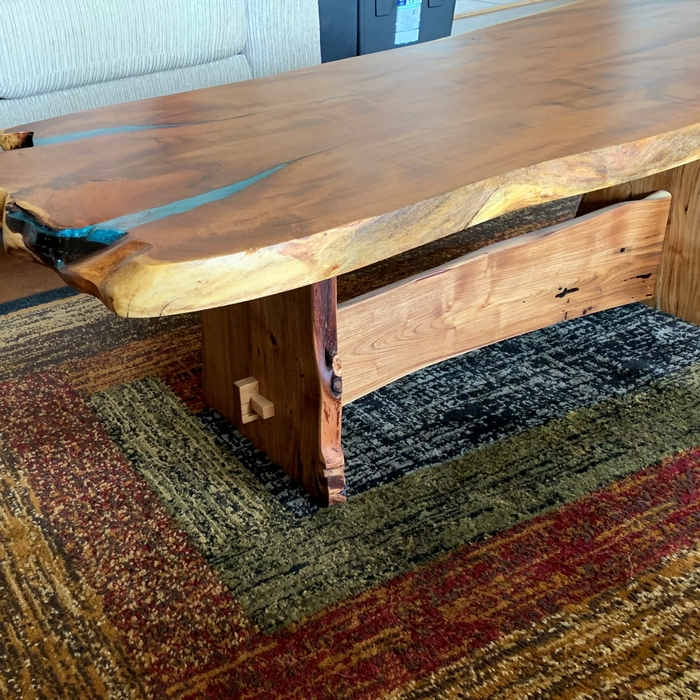 Mesquite Coffee Table showing base