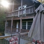 stain painting on cedar lap siding