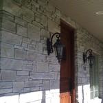Stonework on a Front Fascia in DuPage County