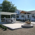 New outdoor living space