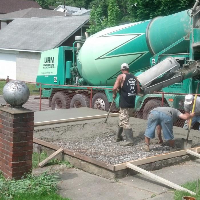2013 photo concrete install