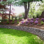 Fay Residence - Dry Stack Stone Wall & Plantings