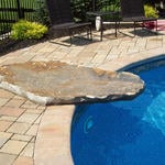 Gehring Residence - Diving Stone & Paver Patio