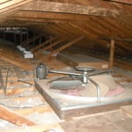 Attic before we add R38 Ins.
