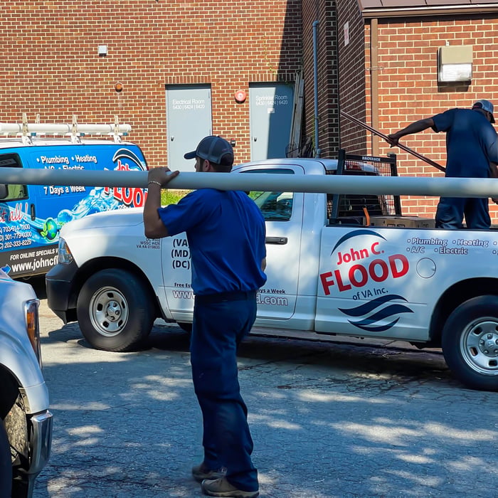 John C. Flood - Work Underway