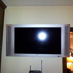 27 Inch TV Concealed wiring.