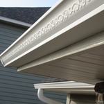 Embossed gutter