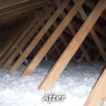 Attic Insulation After