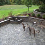 patios and seating wall
