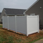 6' High Privacy Vinyl Fence