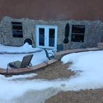 Sculptured Stone Wall