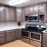 Firehouse Kitchen with Driftwood-Stained Oak