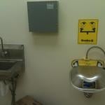 pharmacy hand sink & eyewash