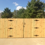 3 hinge, 6x6 post gate