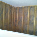 R 19 batts in the wall.