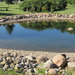 Pond & Wood Fence