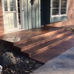 Stamped Front Entrance