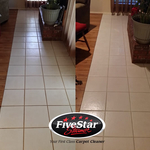 Grout Color Seal, Before and After