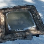after peeling old seal off
