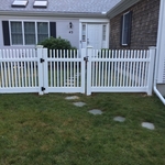 Vinyl fence