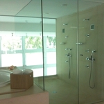 Gym bathroom