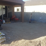 Backyard patio project