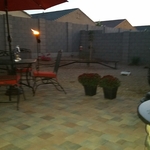 Backyard patio project