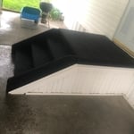 Back steps were redone as well